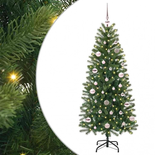 Mākslīgā Ziemassvētku Eglīte Su 150 Led Zaļa 150 Cm Pe Un Pvc Vidaxl