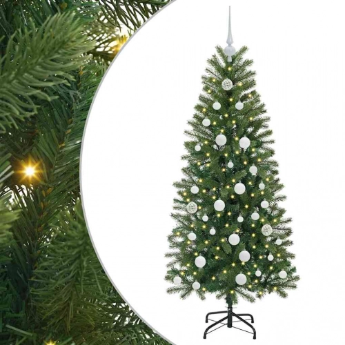 Mākslīgā Ziemassvētku Eglīte Su 150 Led Zaļa 150 Cm Pe Un Pvc Vidaxl