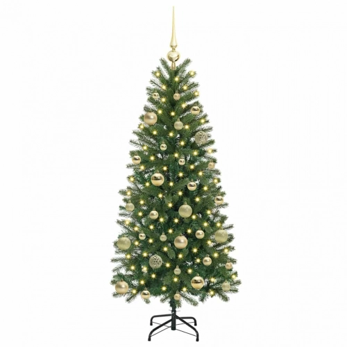 Mākslīgā Ziemassvētku Eglīte Su 150 Led Zaļa 150 Cm Pe Un Pvc Vidaxl