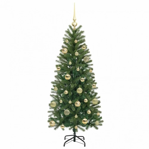 Mākslīgā Ziemassvētku Eglīte Su 150 Led Zaļa 150 Cm Pe Un Pvc Vidaxl