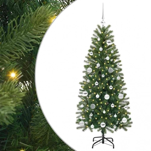 Mākslīgā Ziemassvētku Eglīte Su 150 Led Zaļa 150 Cm Pe Un Pvc Vidaxl