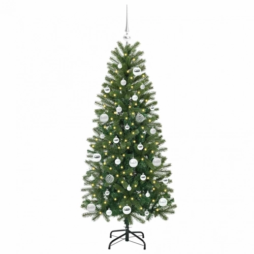 Mākslīgā Ziemassvētku Eglīte Su 150 Led Zaļa 150 Cm Pe Un Pvc Vidaxl