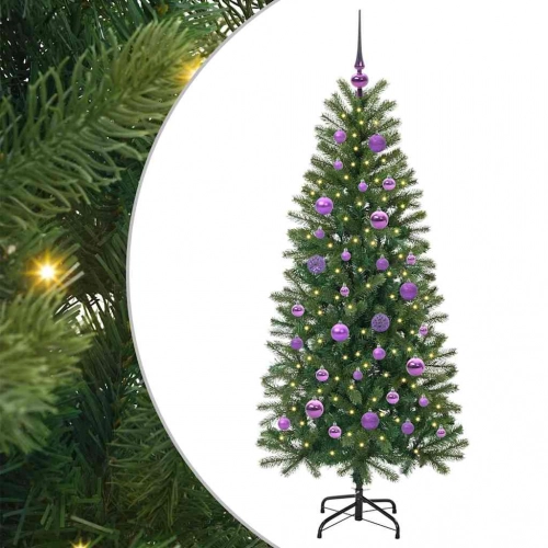 Mākslīgā Ziemassvētku Eglīte Su 150 Led Zaļa 150 Cm Pe Un Pvc Vidaxl