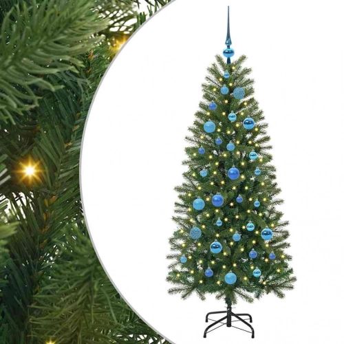 Mākslīgā Ziemassvētku Eglīte Su 150 Led Zaļa 150 Cm Pe Un Pvc Vidaxl