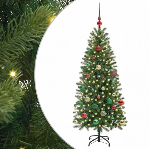 Mākslīgā Ziemassvētku Eglīte Su 150 Led Zaļa 150 Cm Pe Un Pvc Vidaxl