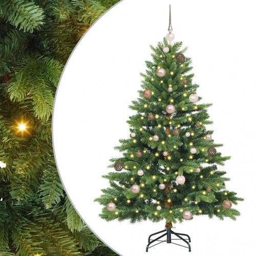 Mākslīgā Ziemassvētku Eglīte Su 150 Led Zaļa 150 Cm Pe Un Pvc Vidaxl