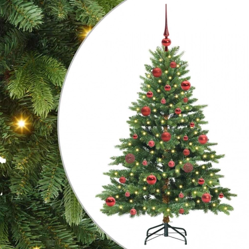 Mākslīgā Ziemassvētku Eglīte Su 150 Led Zaļa 150 Cm Pe Un Pvc Vidaxl