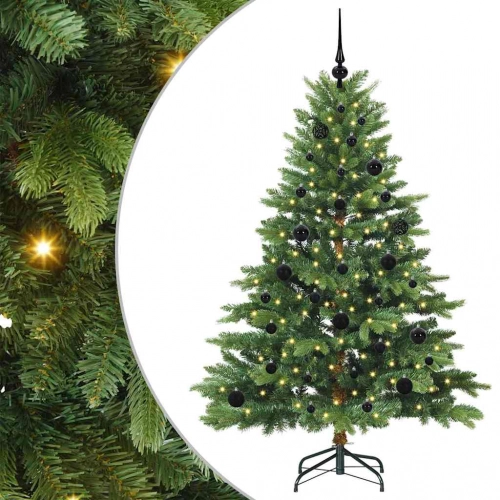 Mākslīgā Ziemassvētku Eglīte Su 150 Led Zaļa 150 Cm Pe Un Pvc Vidaxl