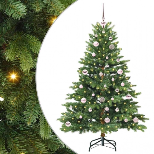 Mākslīgā Ziemassvētku Eglīte Su 150 Led Zaļa 150 Cm Pe Un Pvc Vidaxl
