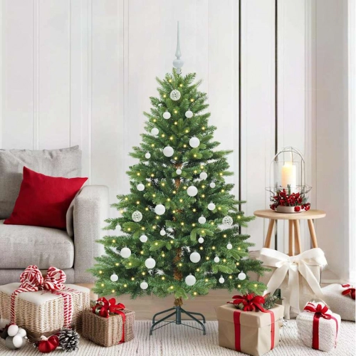 Mākslīgā Ziemassvētku Eglīte Su 150 Led Zaļa 150 Cm Pe Un Pvc Vidaxl