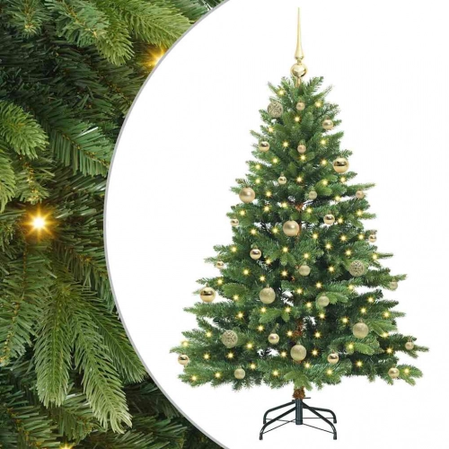 Mākslīgā Ziemassvētku Eglīte Su 150 Led Zaļa 150 Cm Pe Un Pvc Vidaxl