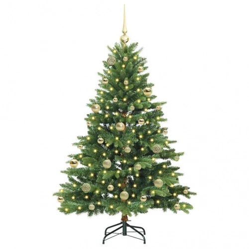 Mākslīgā Ziemassvētku Eglīte Su 150 Led Zaļa 150 Cm Pe Un Pvc Vidaxl