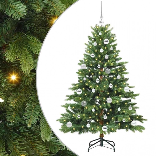 Mākslīgā Ziemassvētku Eglīte Su 150 Led Zaļa 150 Cm Pe Un Pvc Vidaxl
