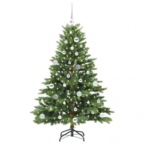 Mākslīgā Ziemassvētku Eglīte Su 150 Led Zaļa 150 Cm Pe Un Pvc Vidaxl