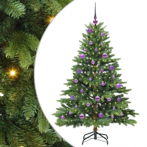 Mākslīgā Ziemassvētku Eglīte Su 150 Led Zaļa 150 Cm Pe Un Pvc Vidaxl
