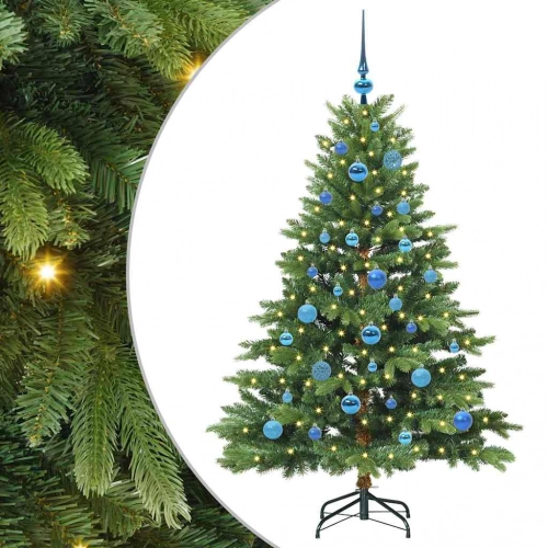 Mākslīgā Ziemassvētku Eglīte Su 150 Led Zaļa 150 Cm Pe Un Pvc Vidaxl