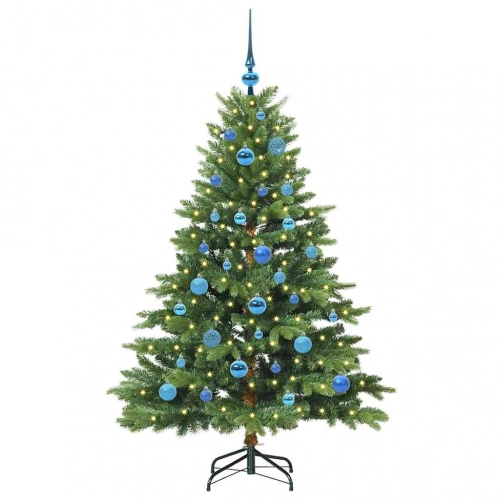 Mākslīgā Ziemassvētku Eglīte Su 150 Led Zaļa 150 Cm Pe Un Pvc Vidaxl