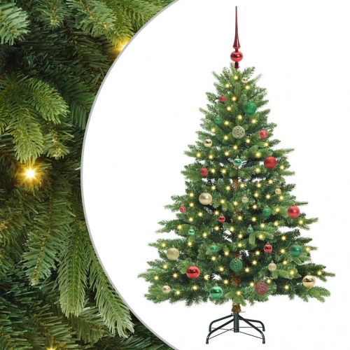 Mākslīgā Ziemassvētku Eglīte Su 150 Led Zaļa 150 Cm Pe Un Pvc Vidaxl