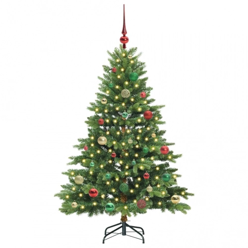 Mākslīgā Ziemassvētku Eglīte Su 150 Led Zaļa 150 Cm Pe Un Pvc Vidaxl