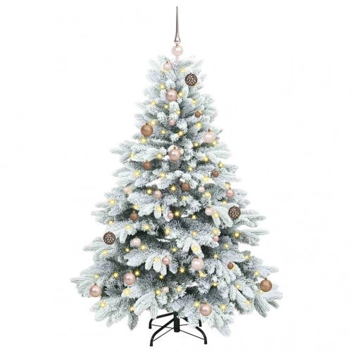 Mākslīgā Ziemassvētku Eglīte Su 150 Led Zaļa 150 Cm Pe Un Pvc Vidaxl