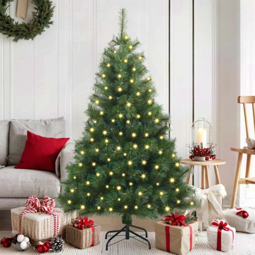 Mākslīgā Ziemassvētku Eglīte Su 150 Led Zaļa 150 Cm Pe Un Pvc Vidaxl