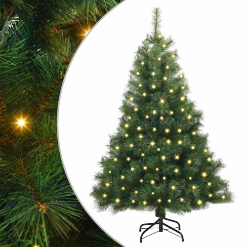 Mākslīgā Ziemassvētku Eglīte Su 150 Led Zaļa 150 Cm Pe Un Pvc Vidaxl