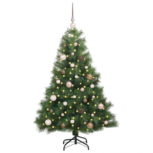 Mākslīgā Ziemassvētku Eglīte Su 150 Led Zaļa 150 Cm Pe Un Pvc Vidaxl