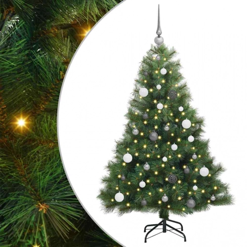 Mākslīgā Ziemassvētku Eglīte Su 150 Led Zaļa 150 Cm Pe Un Pvc Vidaxl
