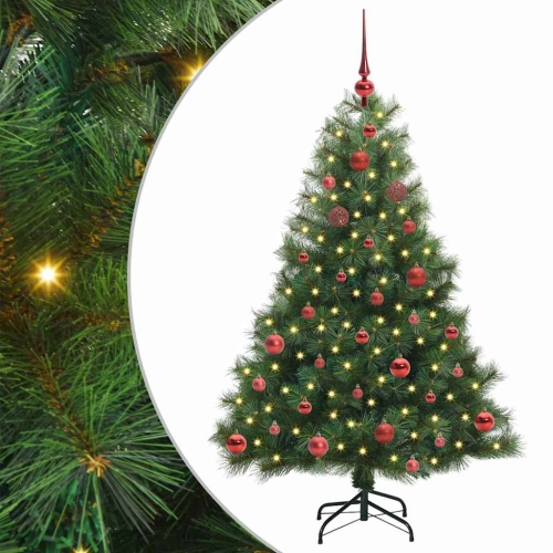 Mākslīgā Ziemassvētku Eglīte Su 150 Led Zaļa 150 Cm Pe Un Pvc Vidaxl