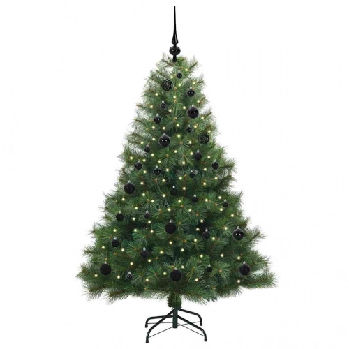 Mākslīgā Ziemassvētku Eglīte Su 150 Led Zaļa 150 Cm Pe Un Pvc Vidaxl