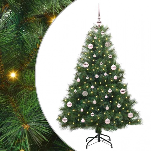 Mākslīgā Ziemassvētku Eglīte Su 150 Led Zaļa 150 Cm Pe Un Pvc Vidaxl