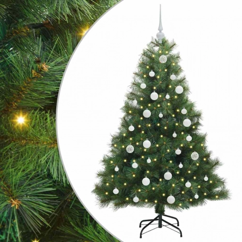 Mākslīgā Ziemassvētku Eglīte Su 150 Led Zaļa 150 Cm Pe Un Pvc Vidaxl