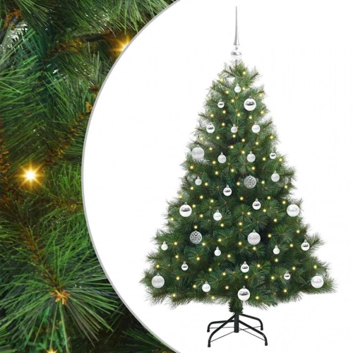 Mākslīgā Ziemassvētku Eglīte Su 150 Led Zaļa 150 Cm Pe Un Pvc Vidaxl