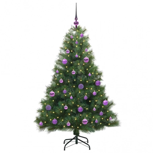 Mākslīgā Ziemassvētku Eglīte Su 150 Led Zaļa 150 Cm Pe Un Pvc Vidaxl