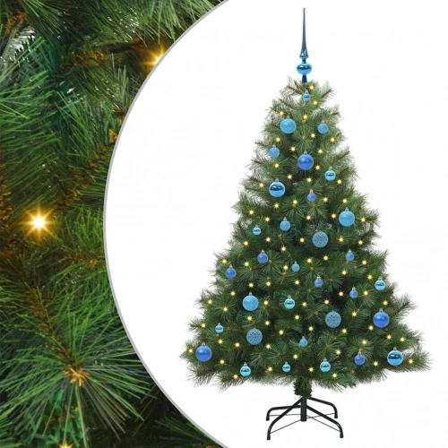 Mākslīgā Ziemassvētku Eglīte Su 150 Led Zaļa 150 Cm Pe Un Pvc Vidaxl