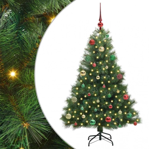 Mākslīgā Ziemassvētku Eglīte Su 150 Led Zaļa 150 Cm Pe Un Pvc Vidaxl