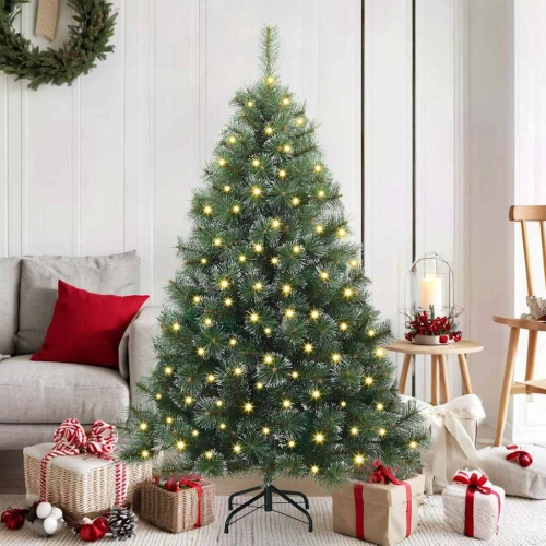 Mākslīgā Ziemassvētku Eglīte Su 150 Led Zaļa 150 Cm Pe Un Pvc Vidaxl