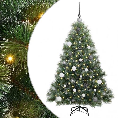 Mākslīgā Ziemassvētku Eglīte Su 150 Led Zaļa 150 Cm Pe Un Pvc Vidaxl