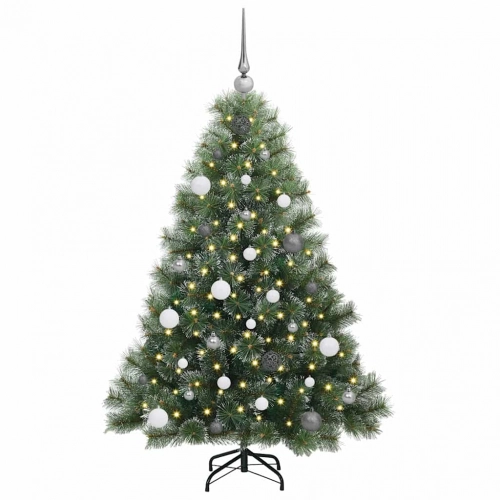 Mākslīgā Ziemassvētku Eglīte Su 150 Led Zaļa 150 Cm Pe Un Pvc Vidaxl