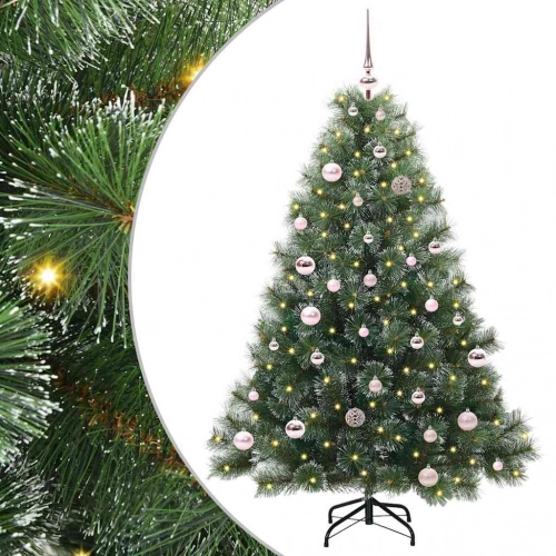 Mākslīgā Ziemassvētku Eglīte Su 150 Led Zaļa 150 Cm Pe Un Pvc Vidaxl
