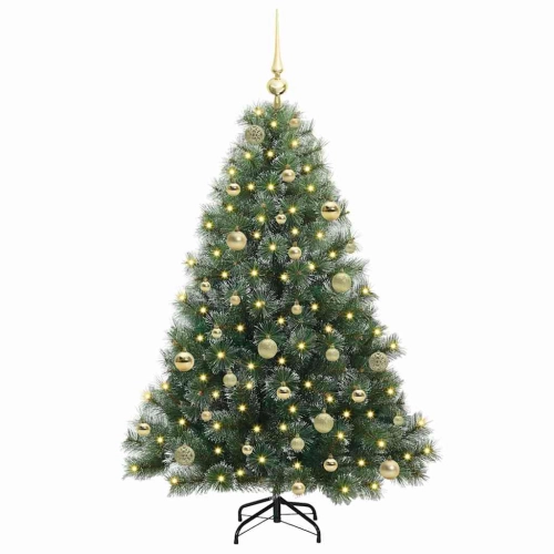 Mākslīgā Ziemassvētku Eglīte Su 150 Led Zaļa 150 Cm Pe Un Pvc Vidaxl