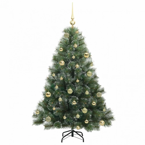 Mākslīgā Ziemassvētku Eglīte Su 150 Led Zaļa 150 Cm Pe Un Pvc Vidaxl