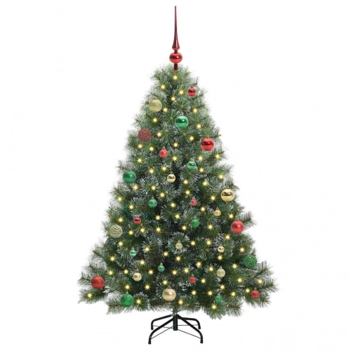 Mākslīgā Ziemassvētku Eglīte Su 150 Led Zaļa 150 Cm Pe Un Pvc Vidaxl