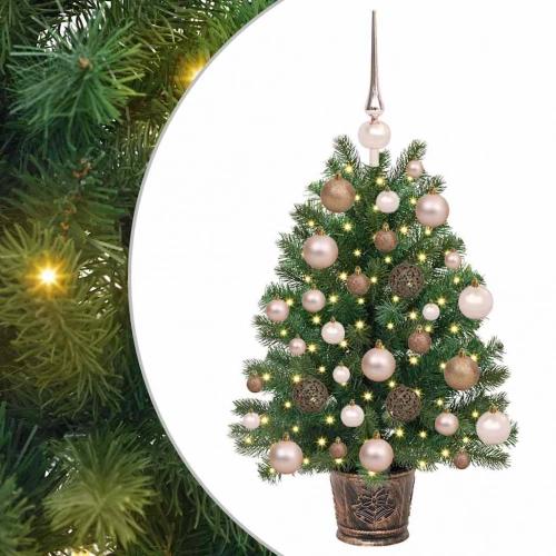 Mākslīgā Ziemassvētku Eglīte Su 150 Led Zaļa 65 Cm Pe Un Pvc Vidaxl