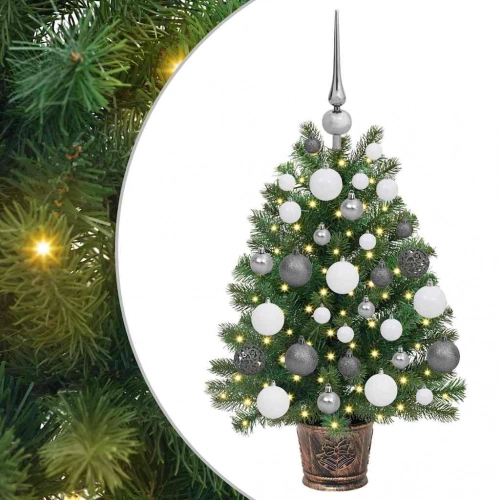 Mākslīgā Ziemassvētku Eglīte Su 150 Led Zaļa 65 Cm Pe Un Pvc Vidaxl
