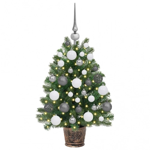 Mākslīgā Ziemassvētku Eglīte Su 150 Led Zaļa 65 Cm Pe Un Pvc Vidaxl
