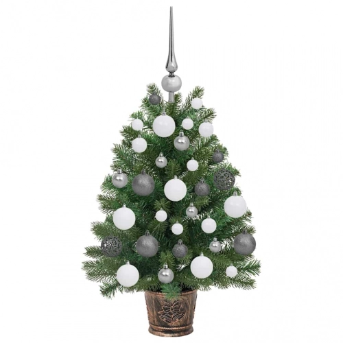 Mākslīgā Ziemassvētku Eglīte Su 150 Led Zaļa 65 Cm Pe Un Pvc Vidaxl