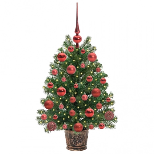 Mākslīgā Ziemassvētku Eglīte Su 150 Led Zaļa 65 Cm Pe Un Pvc Vidaxl