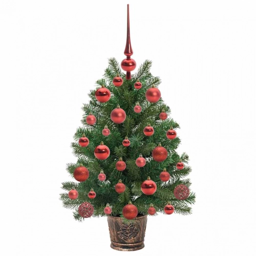 Mākslīgā Ziemassvētku Eglīte Su 150 Led Zaļa 65 Cm Pe Un Pvc Vidaxl
