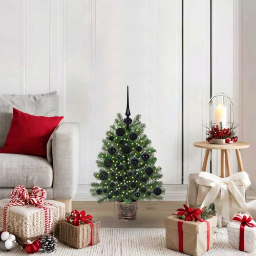 Mākslīgā Ziemassvētku Eglīte Su 150 Led Zaļa 65 Cm Pe Un Pvc Vidaxl